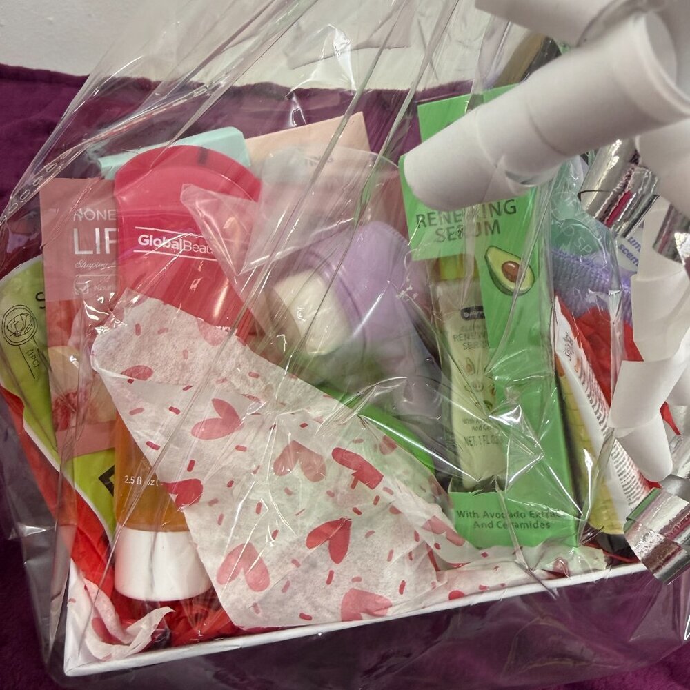 Glow & Hydrate Skincare Valentine's Gift Basket - Serums, Cleanser & More - Picture 3 of 8